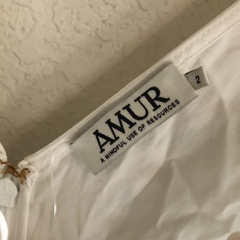 Amur Malika Midi Dress in White - Picture 10 of 15